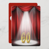 第60回誕生日パーティー 招待状 (正面/裏面)