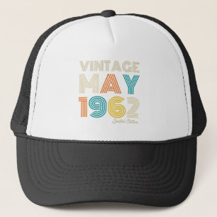 第60回誕生日ヴィンテージ1962年5月 キャップ