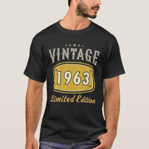 第60回誕生日装飾男性60日目1963 Tシャツ