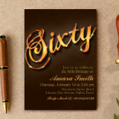 第60回誕生日（女性） 招待状