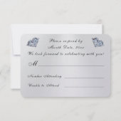 第60封筒が付いている記念日の応答カード 出欠カード (裏面)