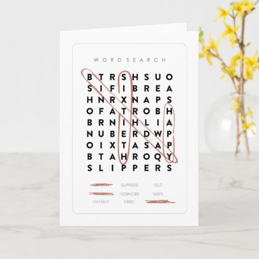 第60期クロスワードおもしろい誕生日カード カード (黄色い花)