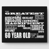 第60期誕生素晴らし日会60歳 フォトプラーク (正面)