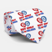 第60歳の誕生日のデザイン ネクタイ (ロール)