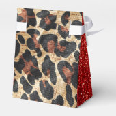 第60章レッド&金ゴールドヒョウ60誕生日 フェイバーボックス (裏面サイド)