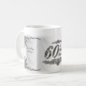 第60結婚記念日のマグ コーヒーマグカップ (正面左)
