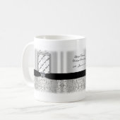 第60結婚記念日の写真のマグ コーヒーマグカップ (正面左)