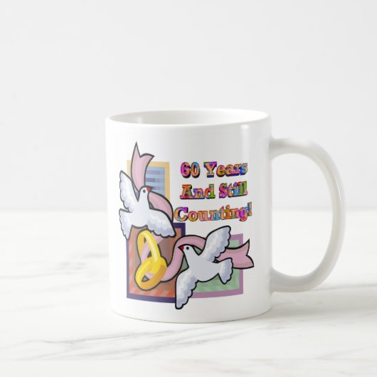 第60結婚記念日ギガワット コーヒーマグカップ (右)