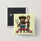 第60結婚記念日ボタン 缶バッジ (正面&裏面)