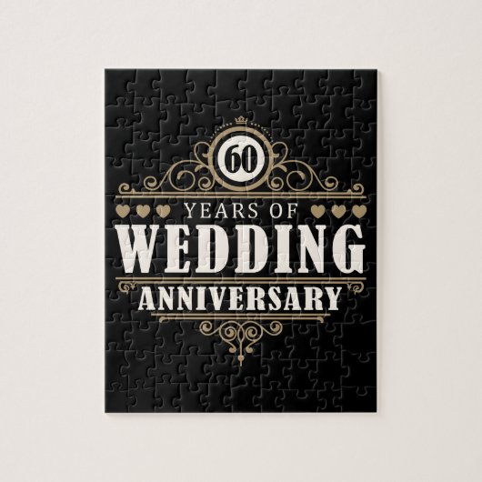 第60結婚記念日 ジグソーパズル (縦)