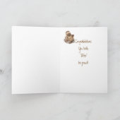 第60記念日のカワウソは誇りを持ったのおめでとうです カード (内部)