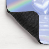 第60記念日のダイヤモンドのハート マウスパッド (コーナー)