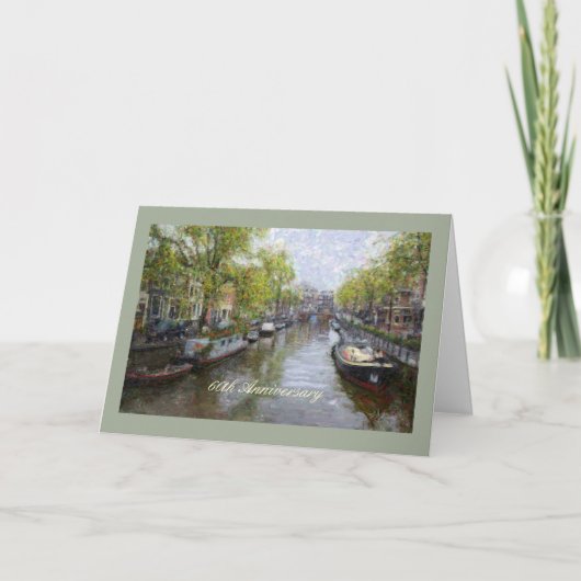 第60記念日の挨拶状 カード (正面)