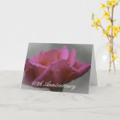 第60記念日の挨拶状 カード (黄色い花)