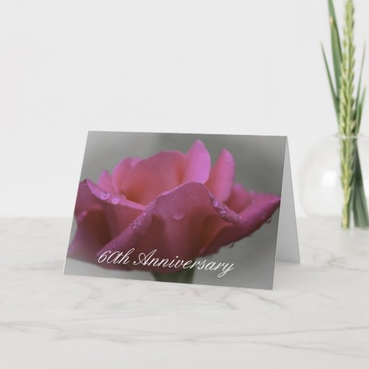 第60記念日の挨拶状 カード (正面)
