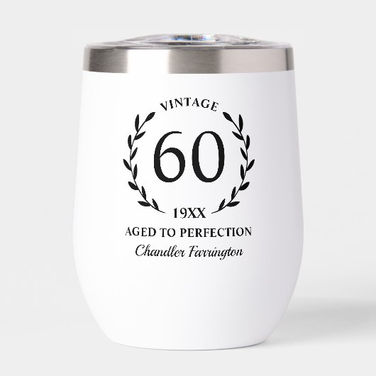 第60誕生日から完成度までの名前をカスタムする年 (正面)