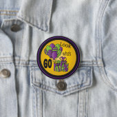 -第60誕生日か60はだれであるか見て下さい 缶バッジ (インサイチュ)