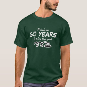第60誕生日のワイシャツ男性への のゴルフ冗談 Tシャツ