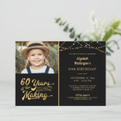 第60誕生日の創業 招待状 (スタンド正面)