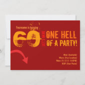 第60誕生日の招待状-パーティーの地獄 招待状 (裏面)