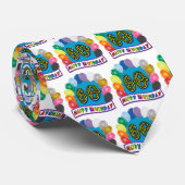 第60誕生日はハッピーバースデーのネクタイを風船のようにふくらませます ネクタイ (ロール)