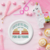 第60誕生日へのキリストへの贈り物 ペーパープレート (パーティー)