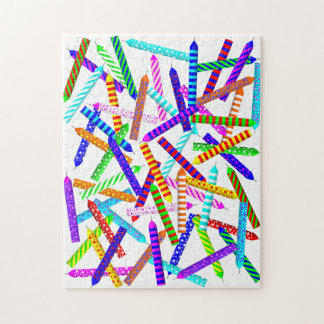 第60誕生日キャンドルパズル ジグソーパズル