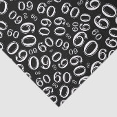 第60誕生日クールな数パターン黒か白 薄葉紙 (詳細)