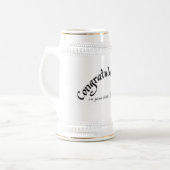 第60誕生日ステイン ビールジョッキ (正面左)