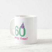 第60誕生日プレゼントのアイディア コーヒーマグカップ (正面左)