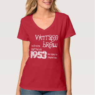 第60誕生日プレゼントの1953年のヴィンテージの醸造物V01 Tシャツ