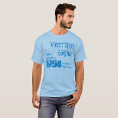 第60誕生日プレゼントの1954年のヴィンテージの醸造物V07 Tシャツ (正面フル)