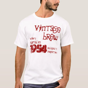 第60誕生日プレゼントの1954年のヴィンテージの醸造物V07M Tシャツ