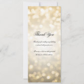 第60誕生日プログラム金ゴールド《写真》ぼけ味 招待状 (裏面)