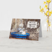 第60誕生日ペリカンユーモア カード (黄色い花)