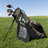 第60誕生日マーク60年素晴らし ゴルフタオル (グリーン)