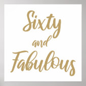 第60誕生日ユーモア ポスター (正面)