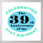 第60誕生日ユーモア ポスター (正面)