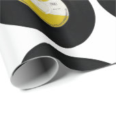 第60誕生日レトロビニールレコード45 RPM WPsD ラッピングペーパー (ロールコーナー)