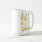 第60誕生日分隊60パーティークルーCoffee Mug コーヒーマグカップ (正面右)
