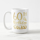 第60誕生日分隊60パーティークルーCoffee Mug コーヒーマグカップ (左)
