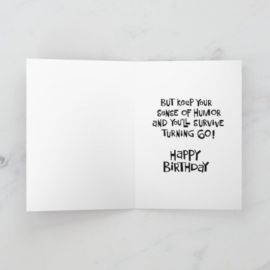 第60誕生日原虫 カード (内部)