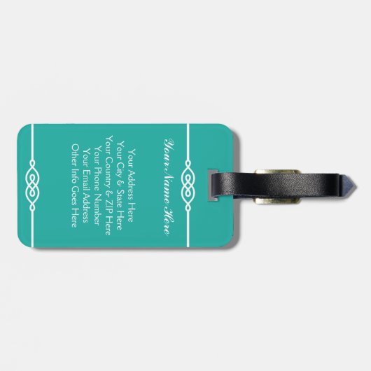 第60誕生日友人の宝石のほとんどのすばらしいグループ ラゲッジタグ (裏面横)