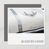 第60誕生日招待状-カーラバーオールディグーディ 招待状 (正面/裏面)