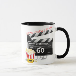 第60誕生日映画テーマ マグカップ