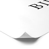 第60誕生日紫ピンクワイルドフラワーウェルカムサイン ポスター (角)