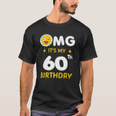 第60誕生日贈り物ツインブラザーズおもしろい誕生 Tシャツ (正面)