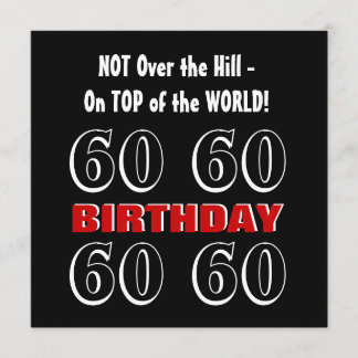 第60誕生日赤モダン色銀色W1028 カード