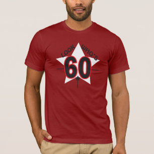 第60誕生日60歳は のだれであるか見て下さい Tシャツ