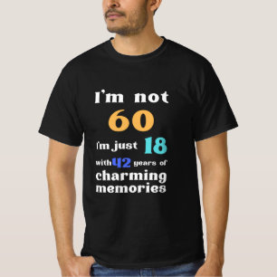 第60誕生日，ファーザーズ誕生日,誕生日 Tシャツ